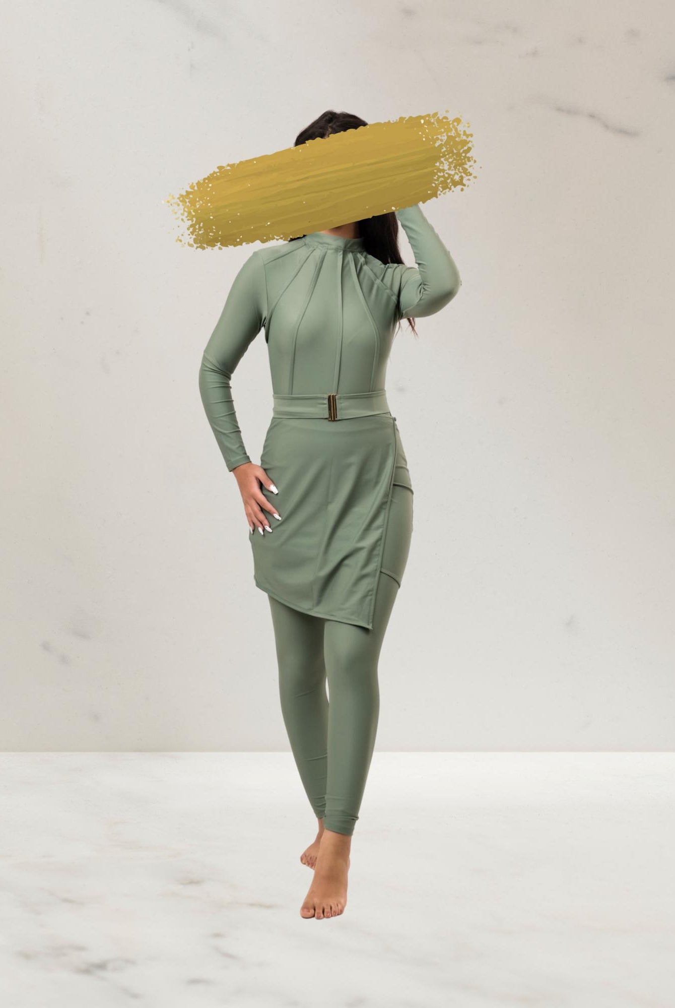 Jasmy Burkini Olijfgroen - Burkinis