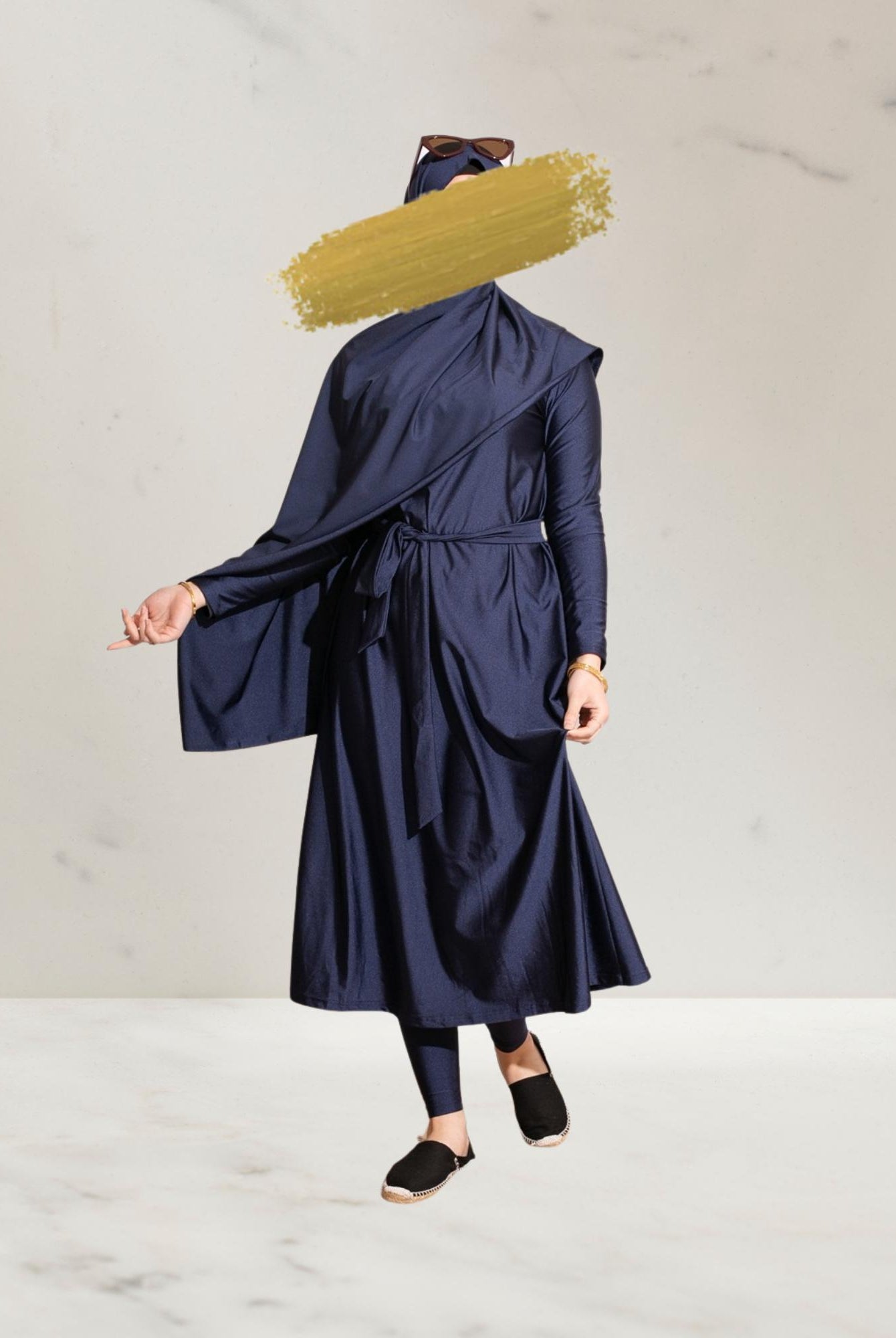 Nora Burkini Lang - Blauw - Burkinis