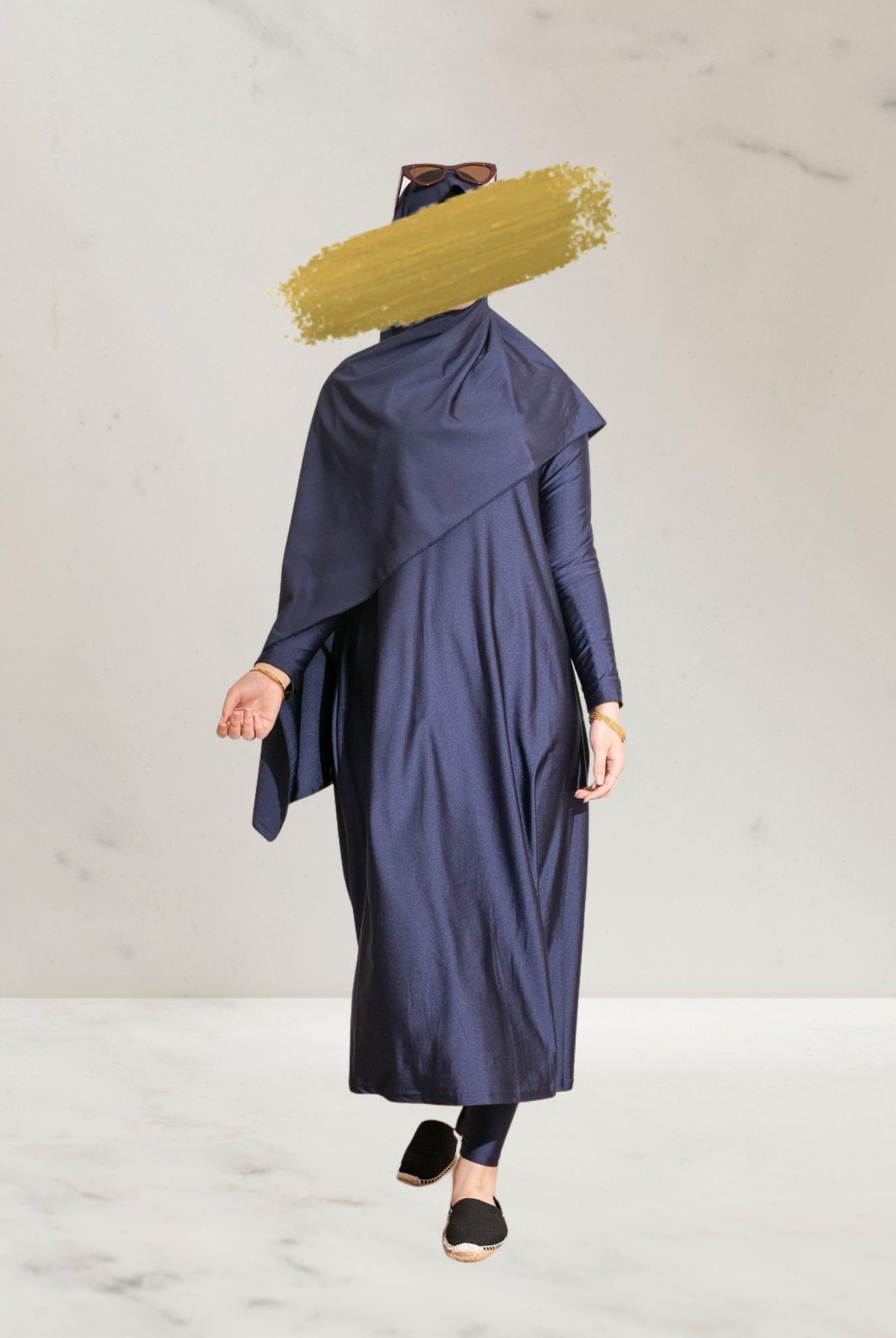 Nora Burkini Lang - Blauw - Burkinis