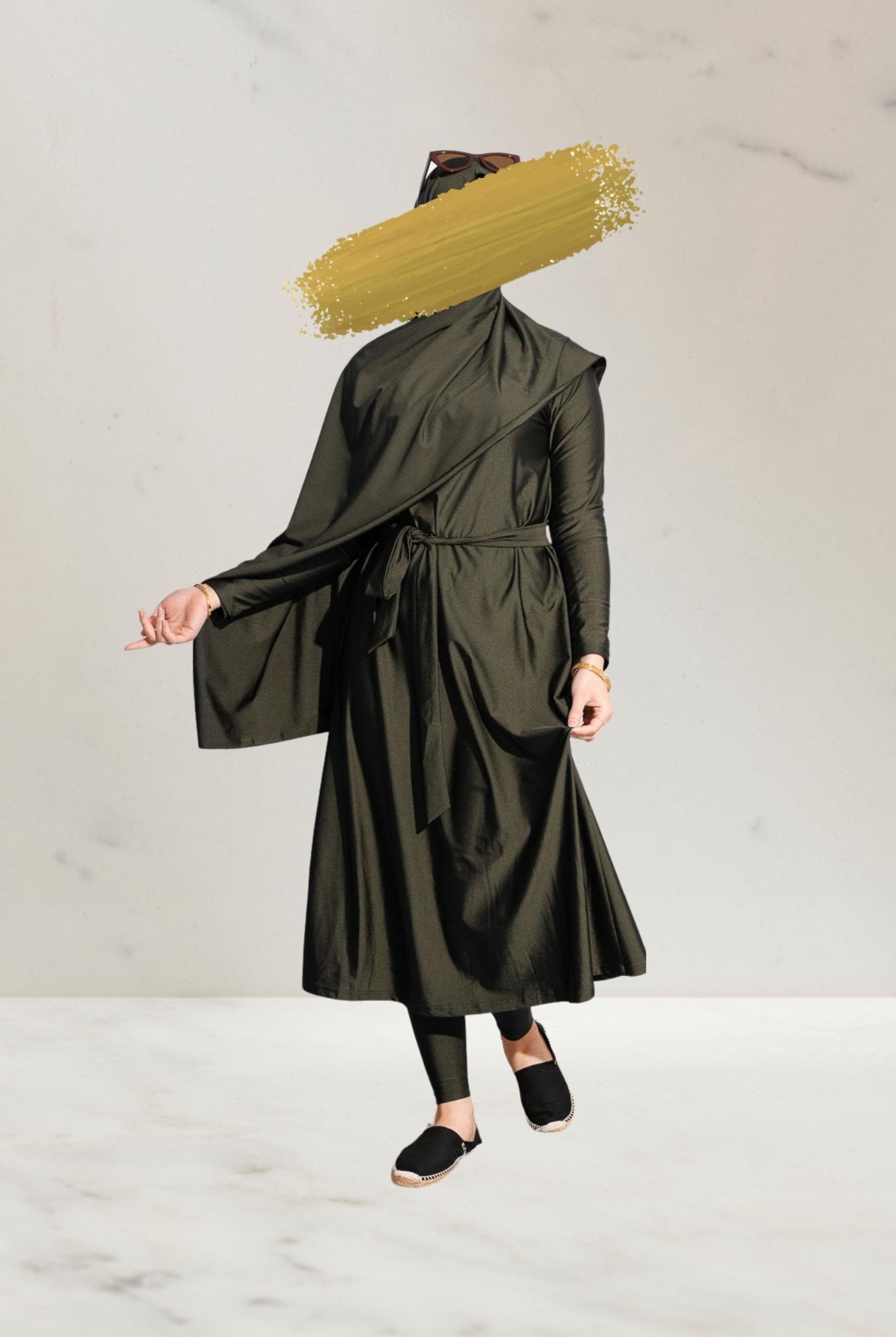 Nora Burkini Lang - Donker Groen - Burkinis