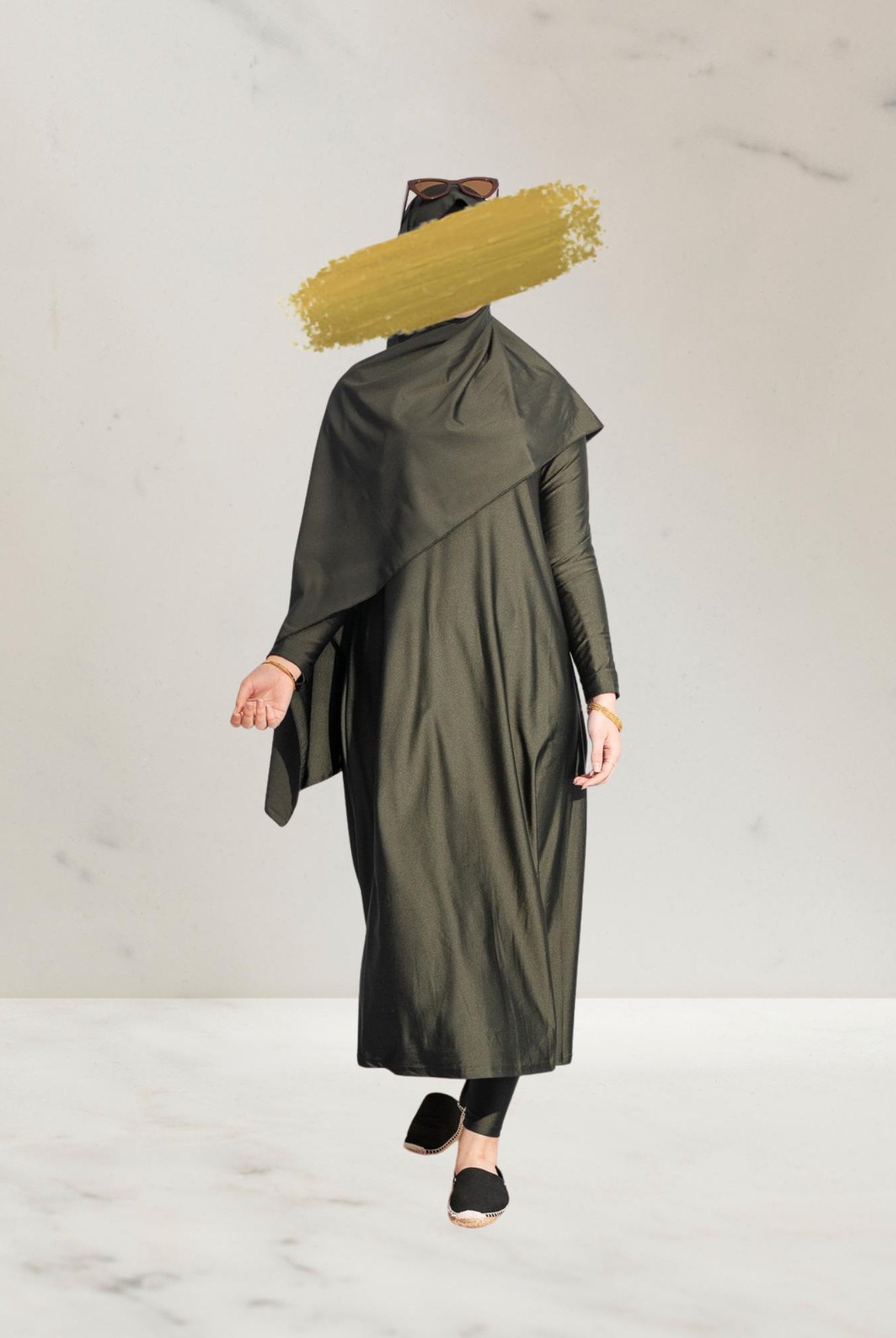 Nora Burkini Lang - Donker Groen - Burkinis