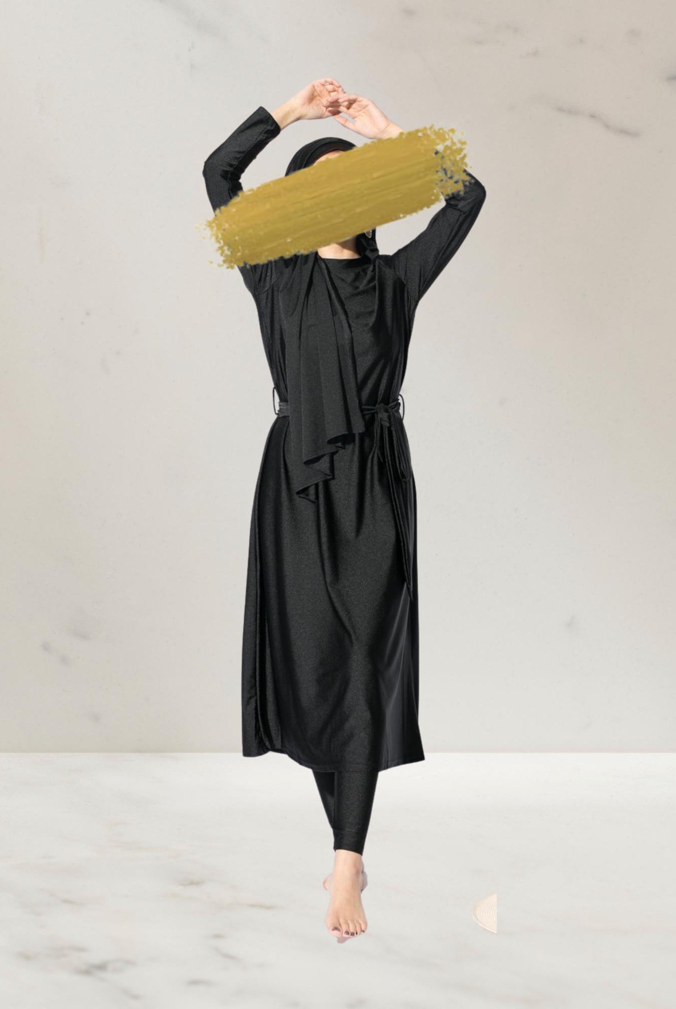 Nora Burkini Lang - Zwart - Burkinis