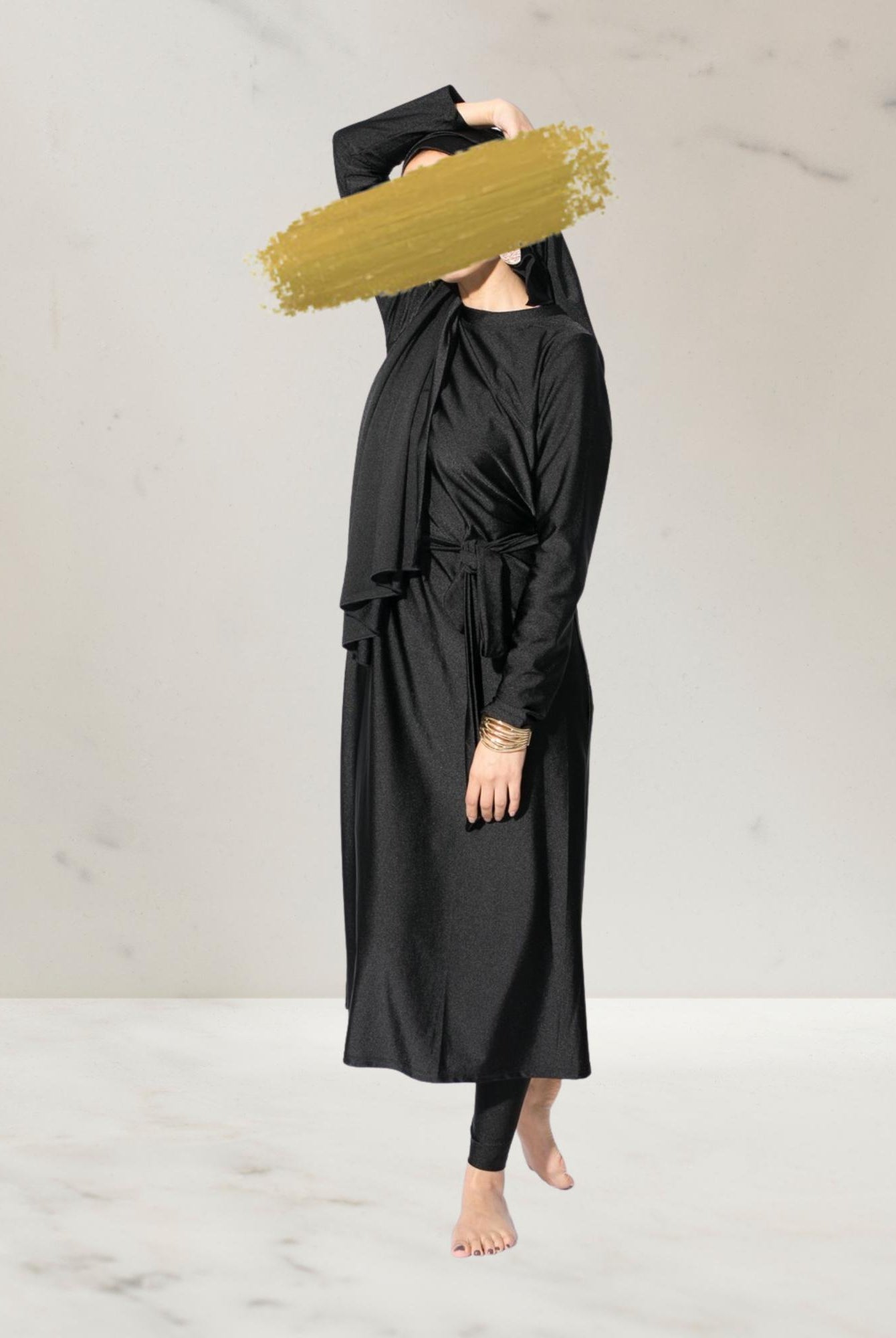 Nora Burkini Lang - Zwart - Burkinis