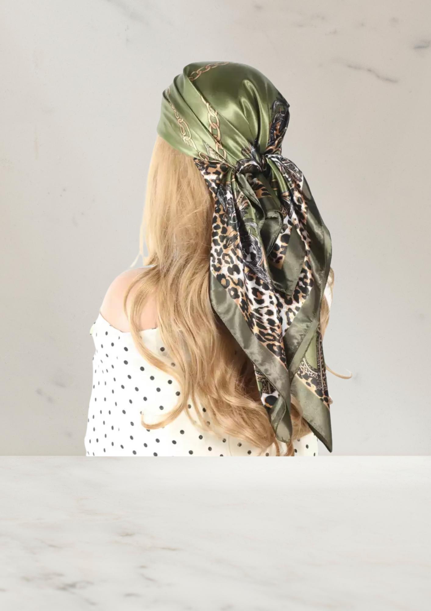 Bandana sjaal Dark Brown | Hairjewelz by Elle