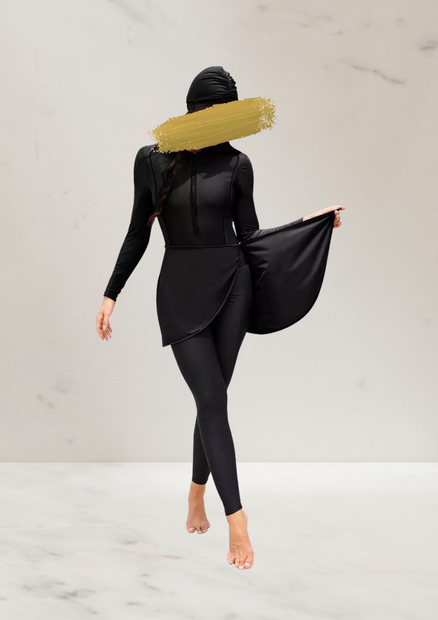 Mia Burkini met Rits - 3 delig model - Burkinis